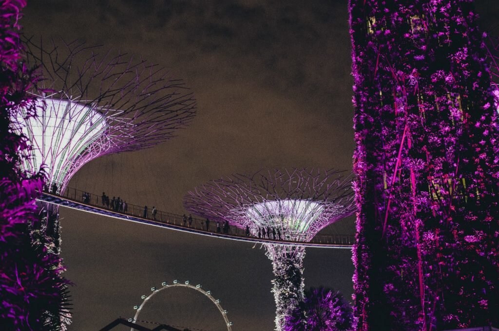 Gardens by the bay in Singapur