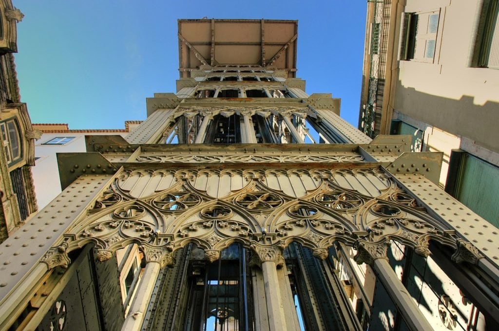 Elevador de Santa Justa in Lissabon