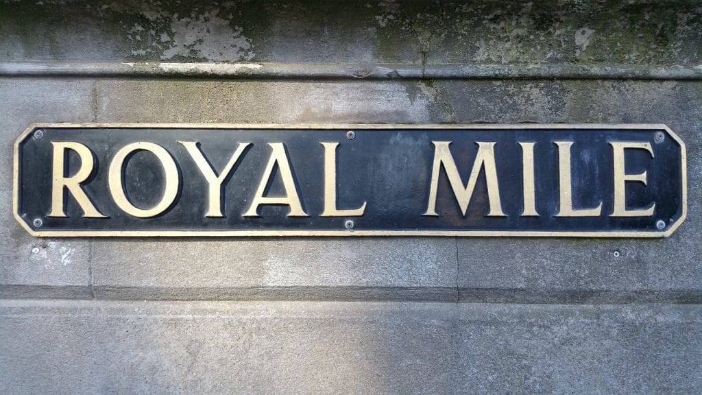 Royal Mile in Edinburgh