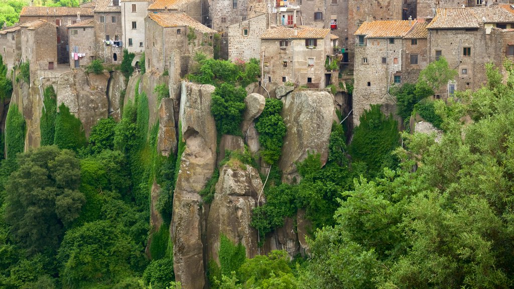 Vitorchiano mettant en vedette une petite ville ou un village