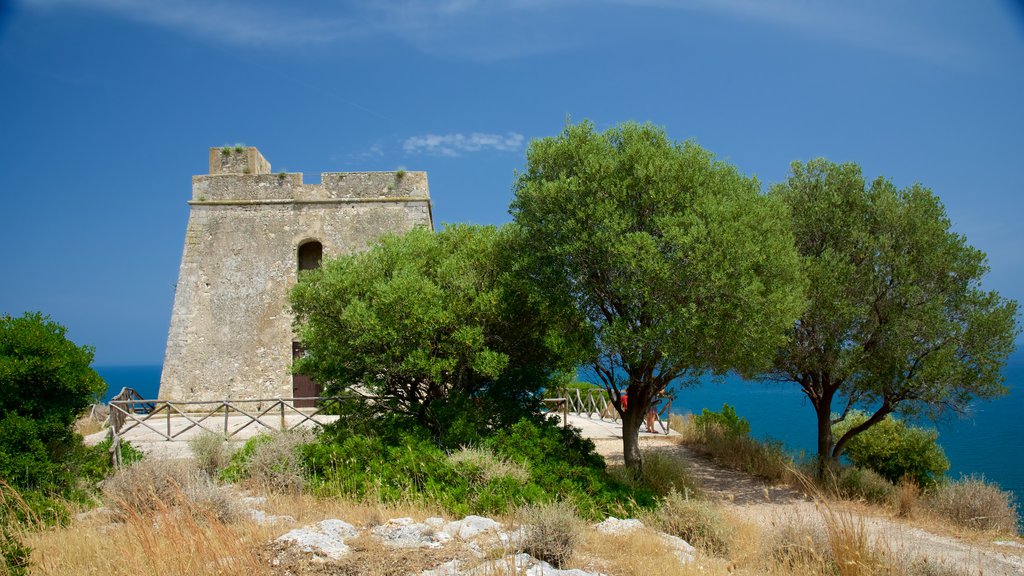 Península Gargano ofreciendo arquitectura patrimonial