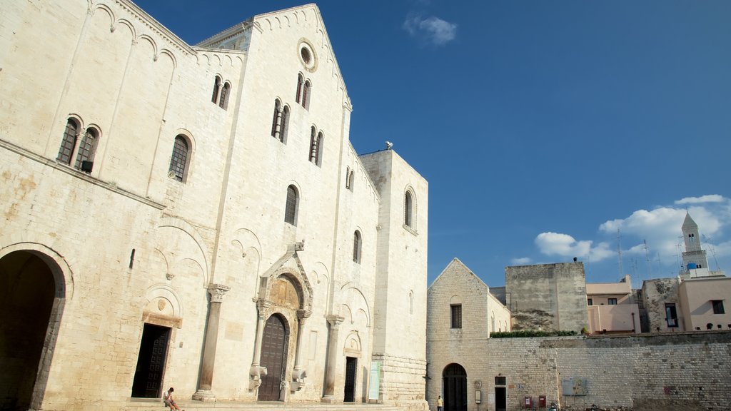 Basilica of San Nicola which includes a church or cathedral, heritage architecture and religious aspects