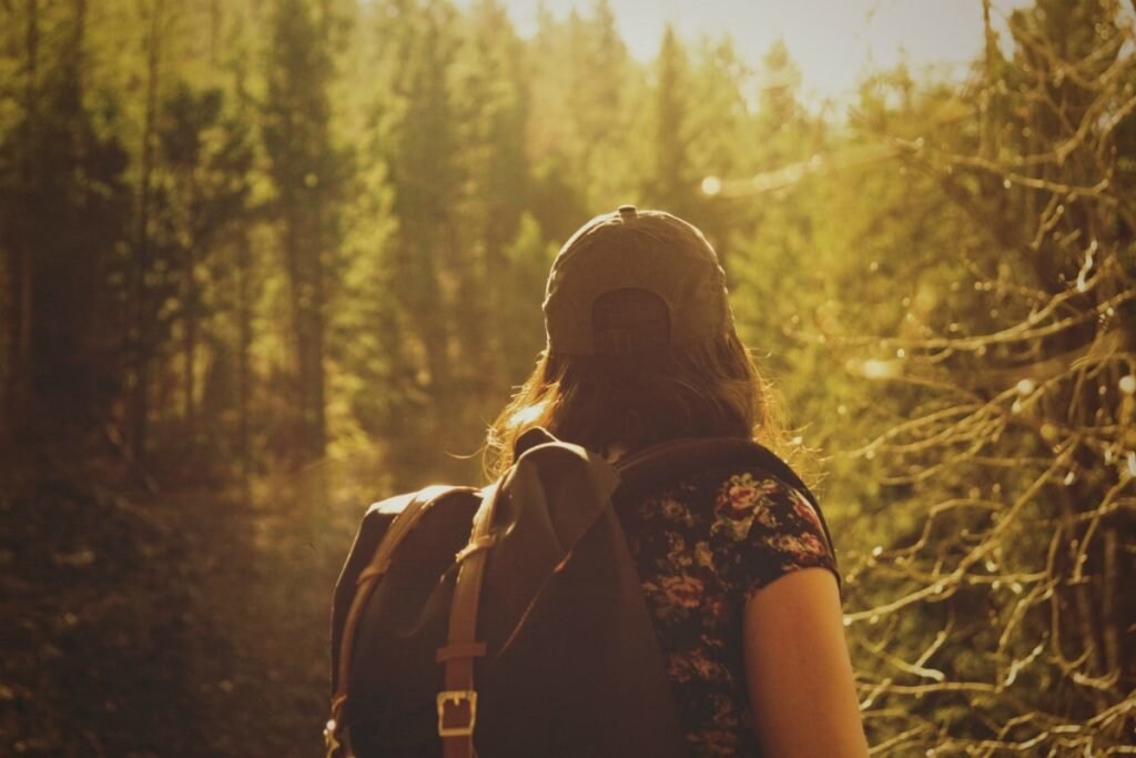 Rucksack für die Wanderung packen
