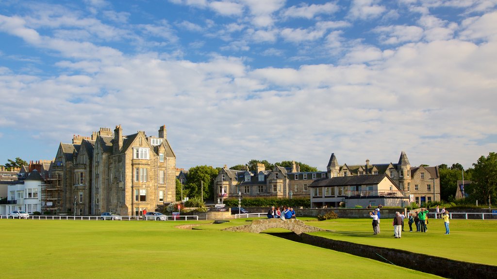 St Andrew Links montrant golf et patrimoine architectural