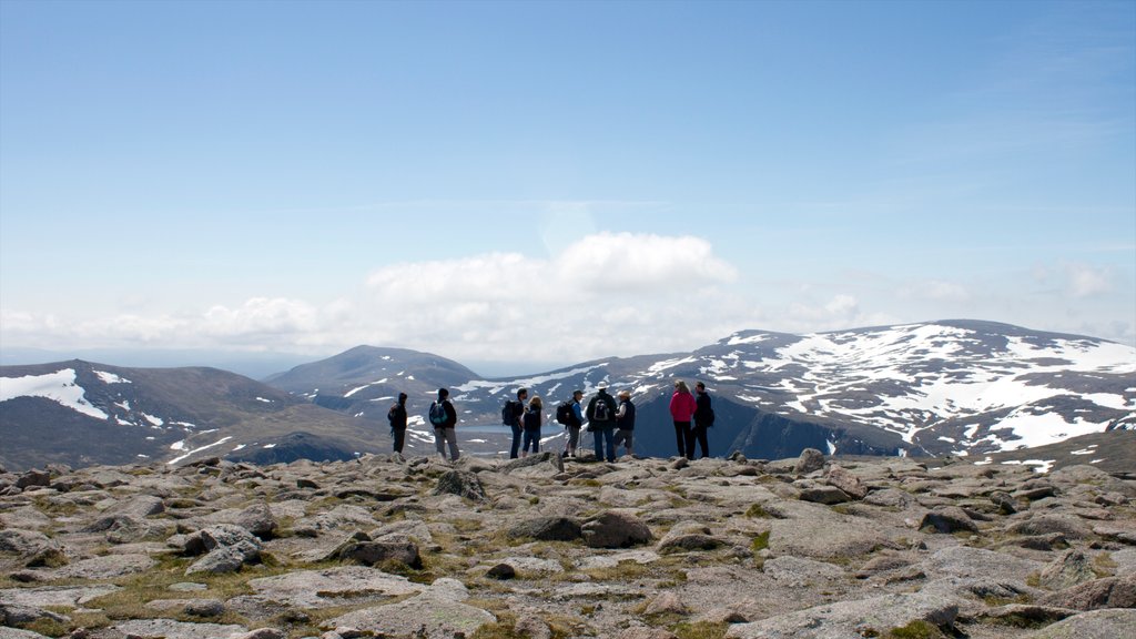 Cairngorm Ski Resort as well as a large group of people