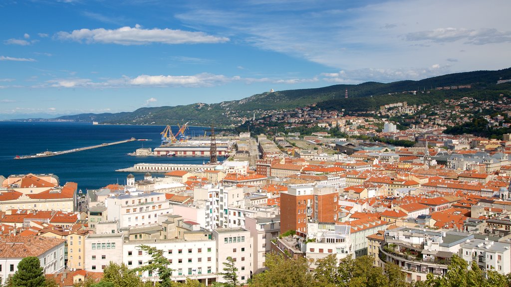 Trieste which includes a city