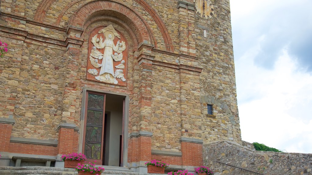 Panzano in Chianti showing heritage architecture