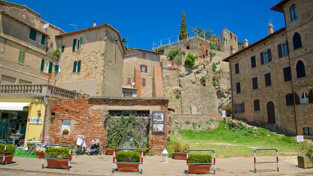 Passignano sul Trasimeno mostrando patrimonio de arquitectura