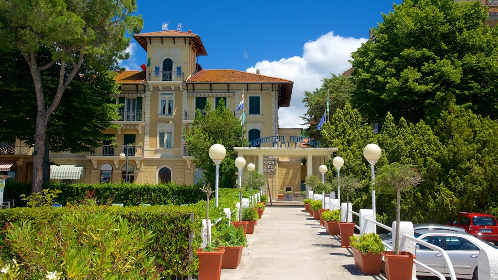 Passignano sul Trasimeno showing a small town or village and a house