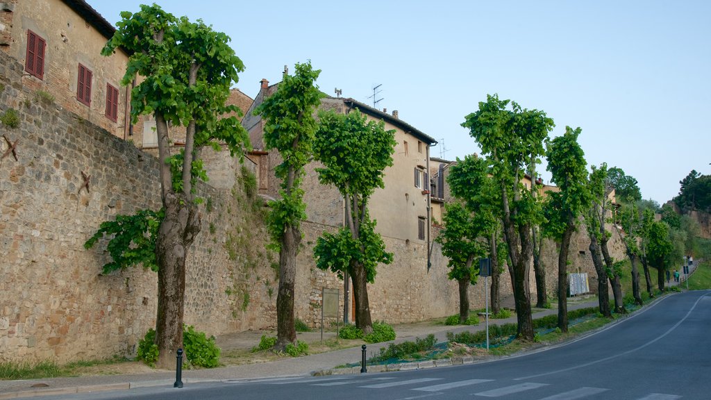 San Gimignano montrant une petite ville ou un village