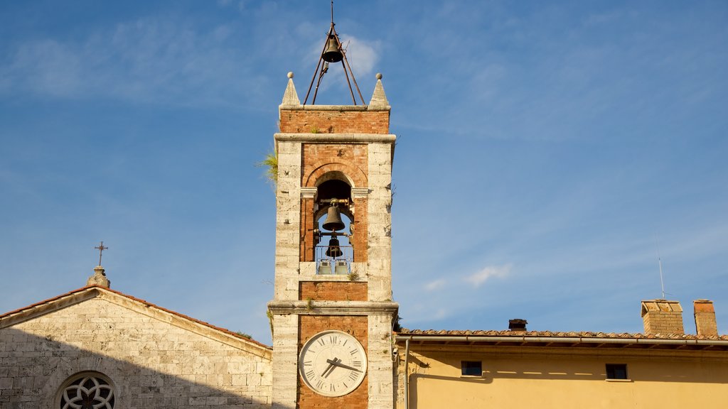 San Quirico d\'Orcia que incluye patrimonio de arquitectura