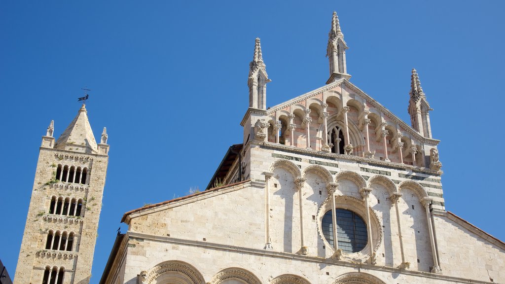 Massa Marittima que inclui arquitetura de patrimônio