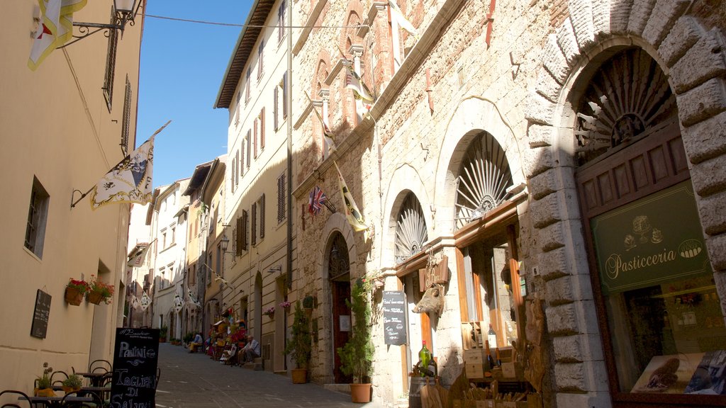 Massa Marittima which includes street scenes and heritage architecture