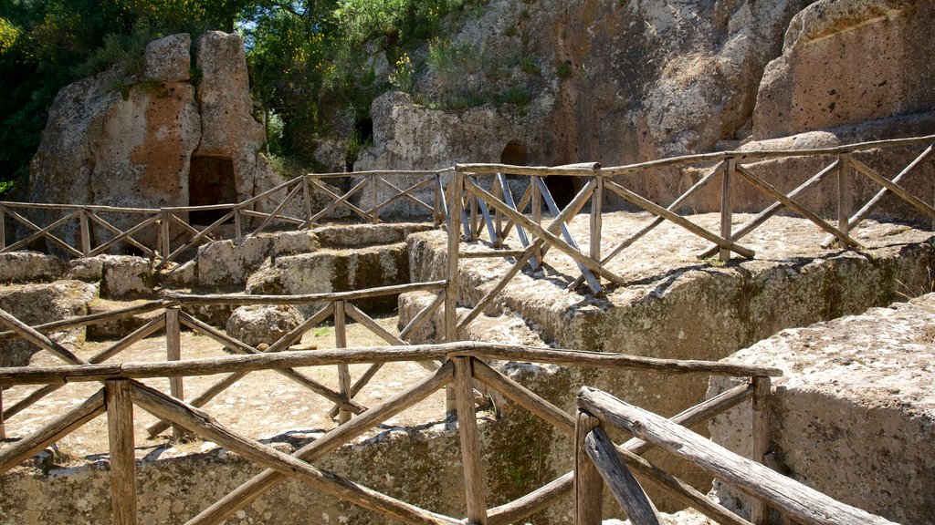 Sovana que incluye arquitectura patrimonial