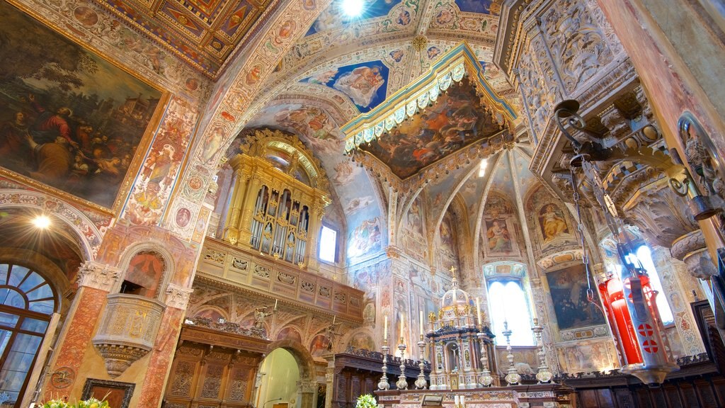 Basilica San Pietro which includes religious elements, heritage architecture and interior views