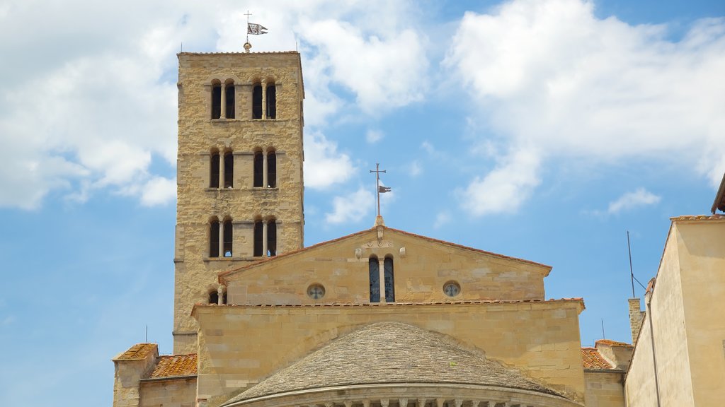 Church of Santa Maria della Pieve showing a church or cathedral, skyline and heritage architecture