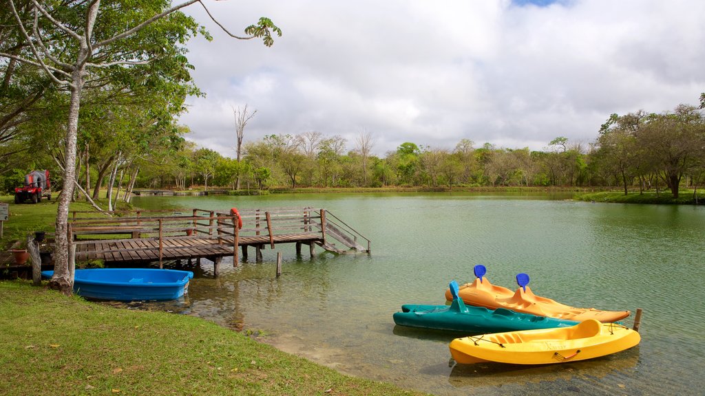 Parque ecológico Rio Formoso que incluye un lago o laguna, piragüismo y un jardín