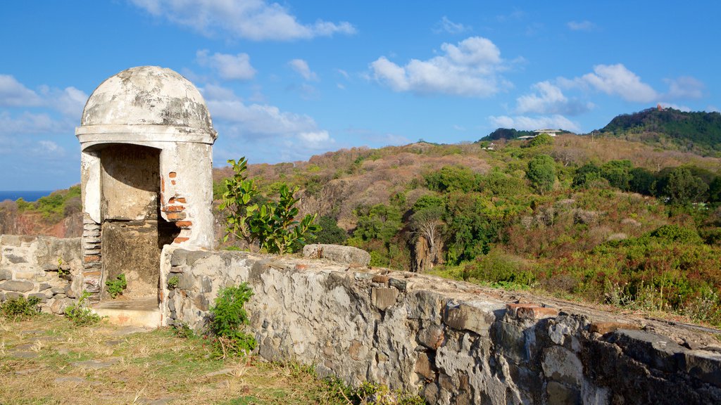 Remedios Fort which includes building ruins