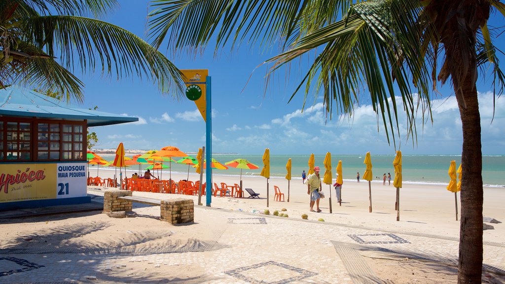 Redinha Beach showing a sandy beach and general coastal views