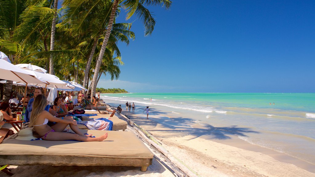 Ipioca Strand mit einem tropische Szenerien, Luxushotel oder Resort und allgemeine Küstenansicht