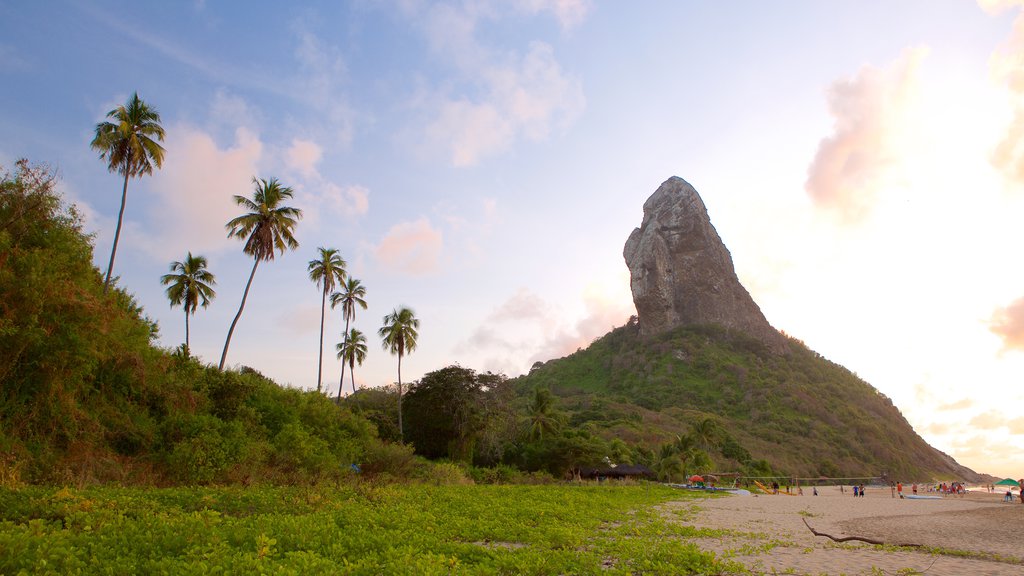 Conceicao Beach featuring mountains, tropical scenes and general coastal views