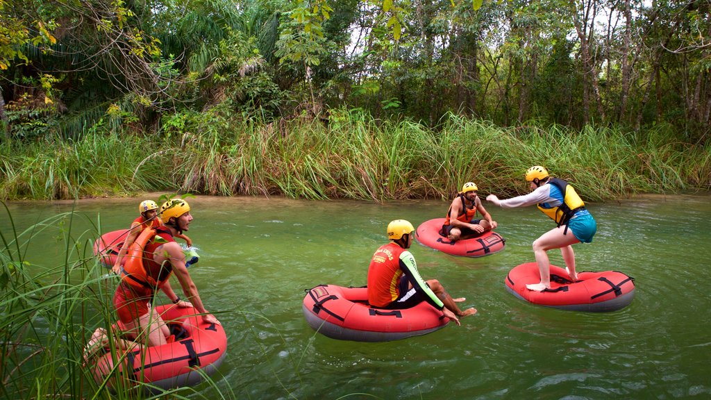 Parque ecológico Rio Formoso que incluye un río o arroyo, deportes acuáticos y rafting