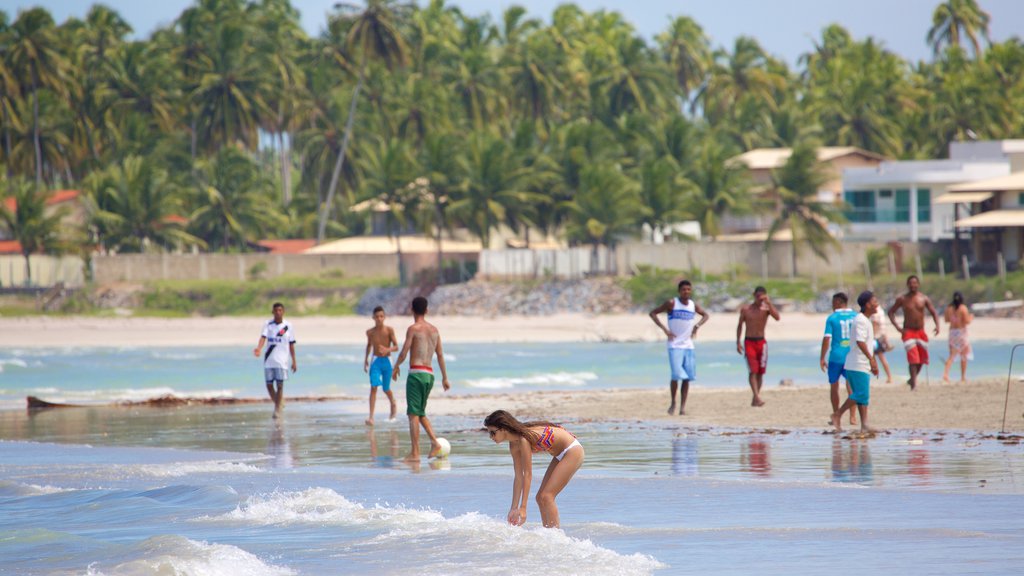 หาด Paripueira ซึ่งรวมถึง ชายหาด, ชายฝั่งทะเล และ ทิวทัศน์เขตร้อน