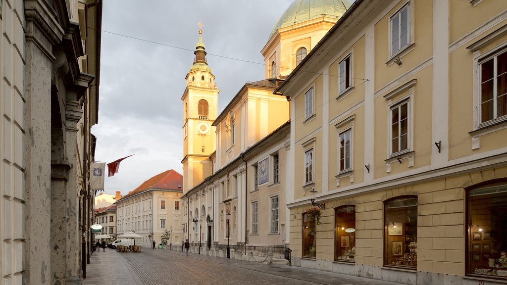 St. Nicholas Cathedral showing a church or cathedral