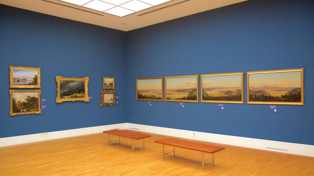 National Gallery of Slovenia featuring interior views