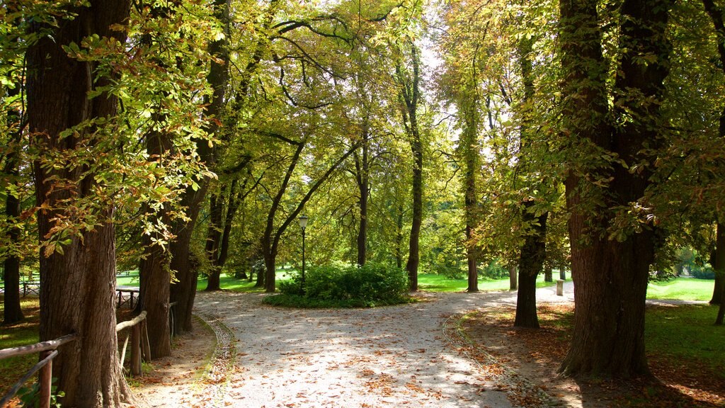 Lubiana que incluye un parque