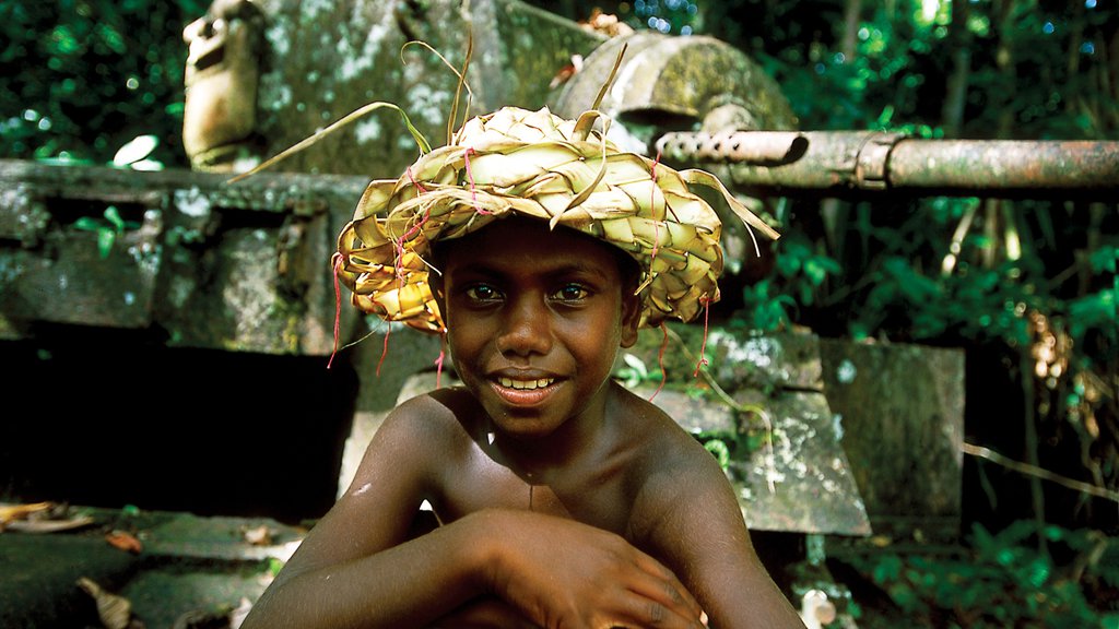 Honiara aussi bien que un enfant seul