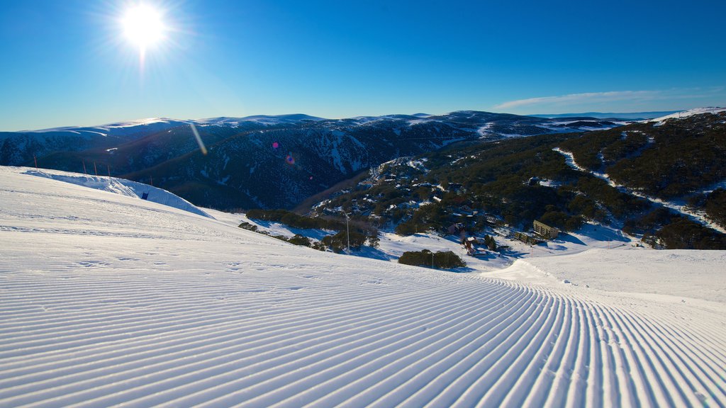 Falls Creek mostrando nieve