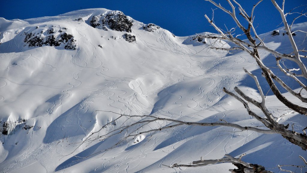 Estação de esqui Cerro Chapelco mostrando montanhas e neve