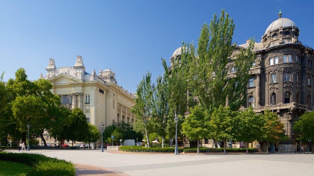 Budapest featuring a castle, a square or plaza and heritage architecture