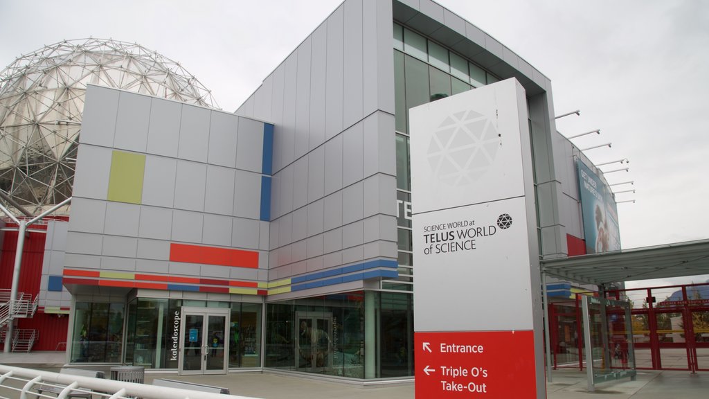 TELUS World of Science qui includes architecture moderne