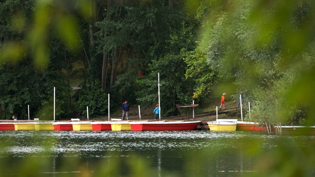 Weissensee showing a river or creek and kayaking or canoeing