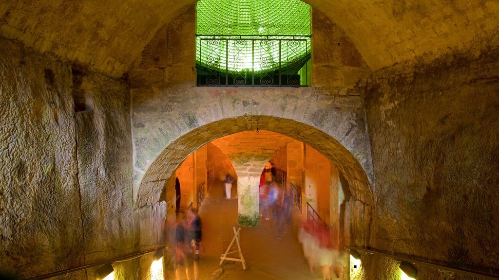 Koenigstein Fortress featuring interior views