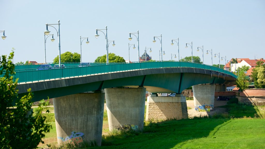 Torgau which includes a bridge