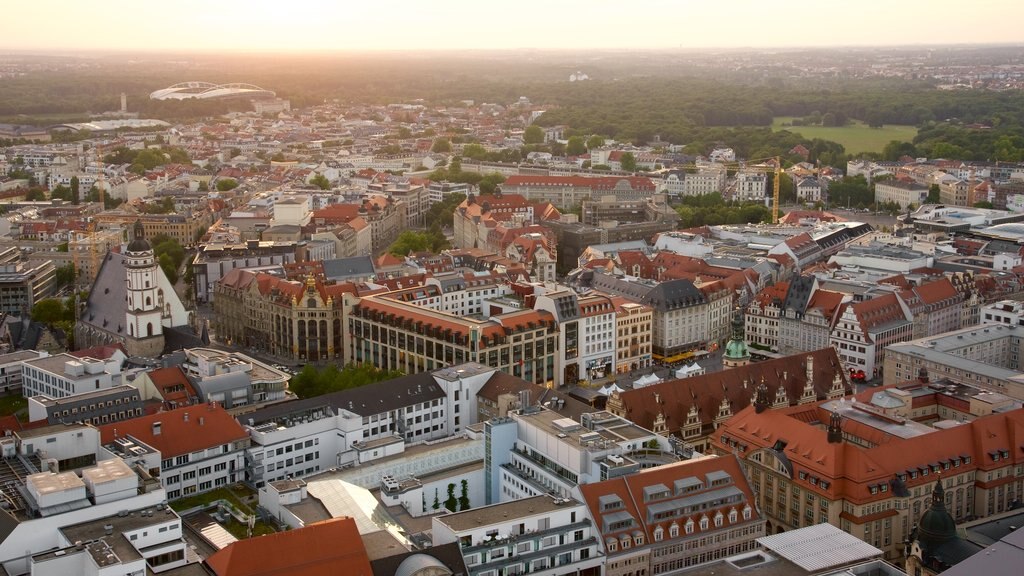 Leipzig showing a city