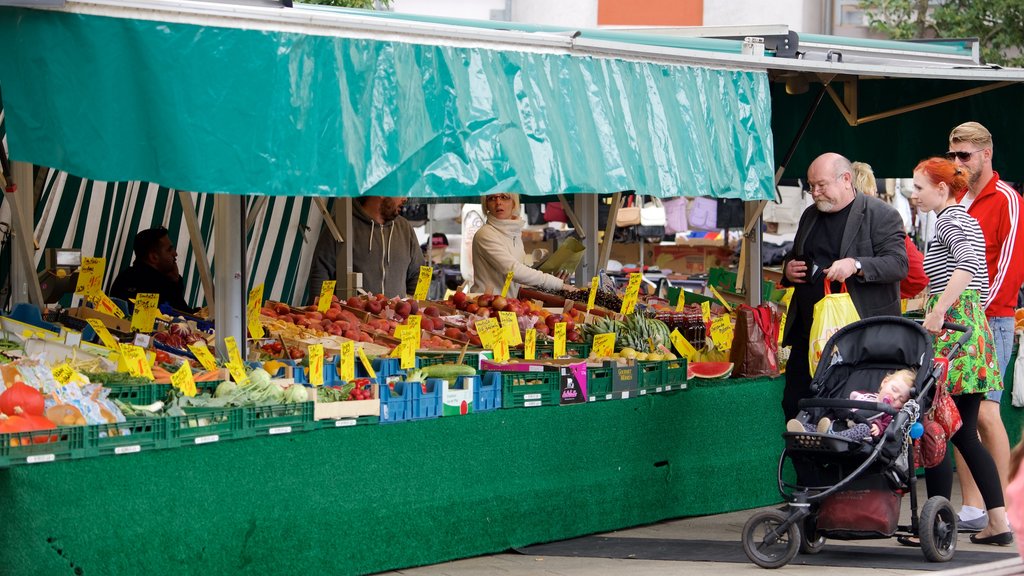 Weissensee mostrando mercados