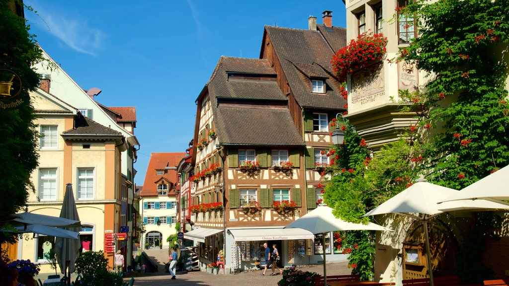 Meersburg showing street scenes