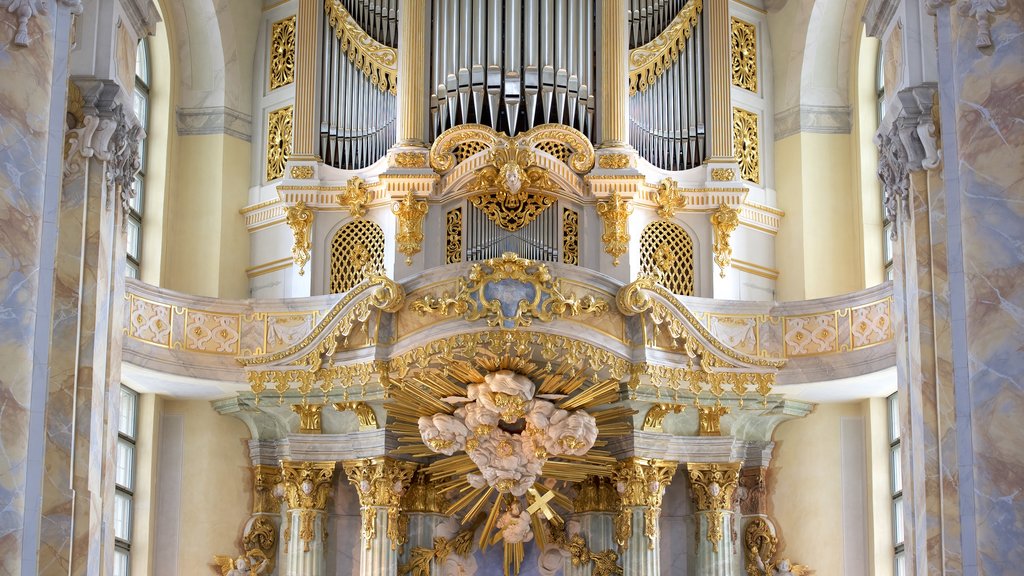 Church of Our Lady showing art, a church or cathedral and interior views