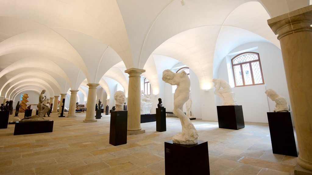 Albertinum showing interior views and art