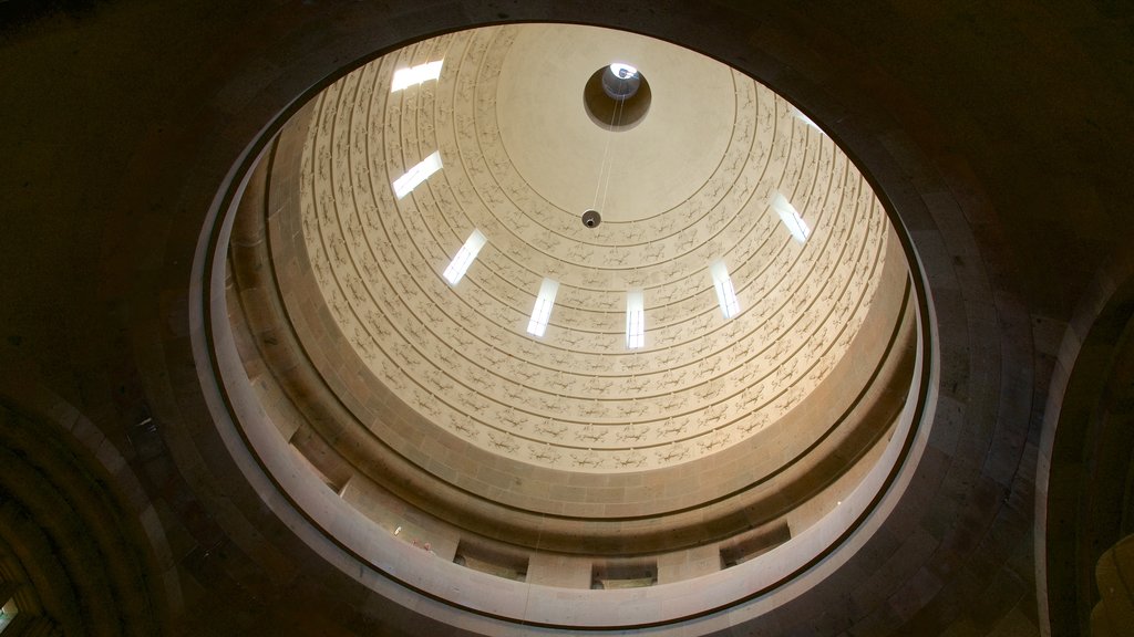 Monument of the Battle of the Nations featuring interior views