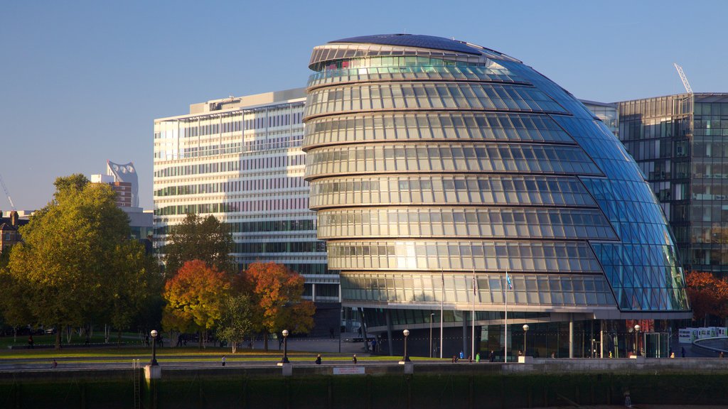 Londres que inclui arquitetura moderna