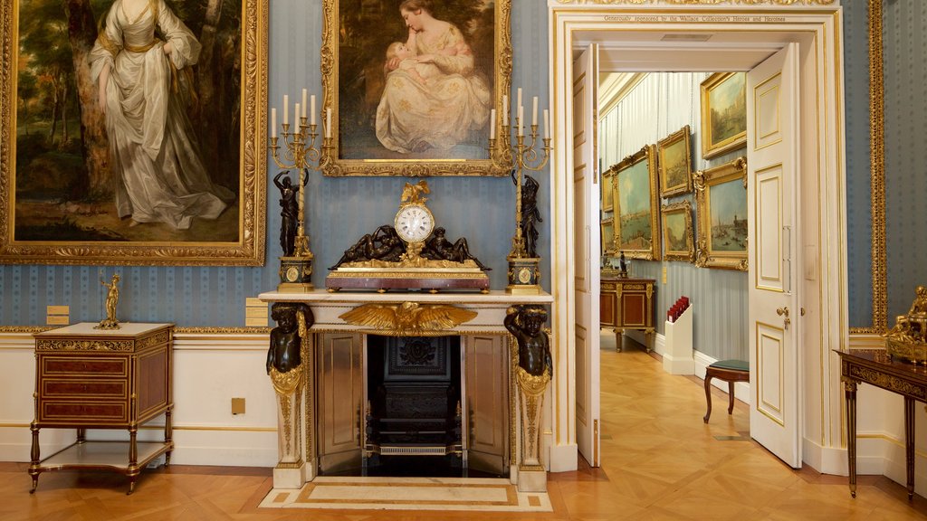 Wallace Collection featuring art and interior views