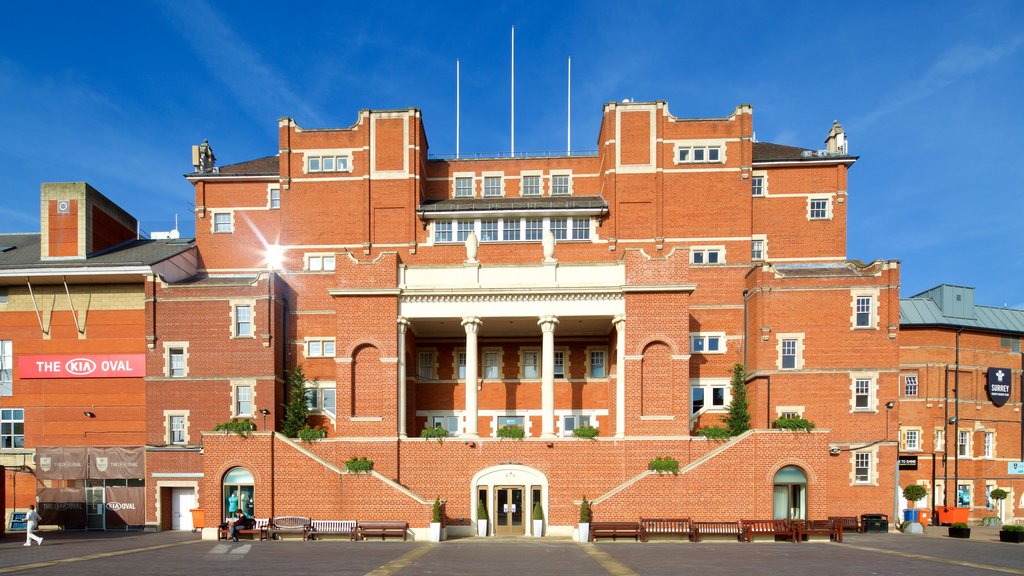 Kennington Oval mostrando arquitectura patrimonial