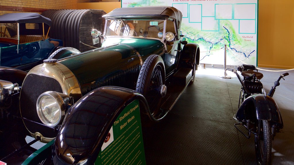 Kelham Island Museum showing interior views and signage