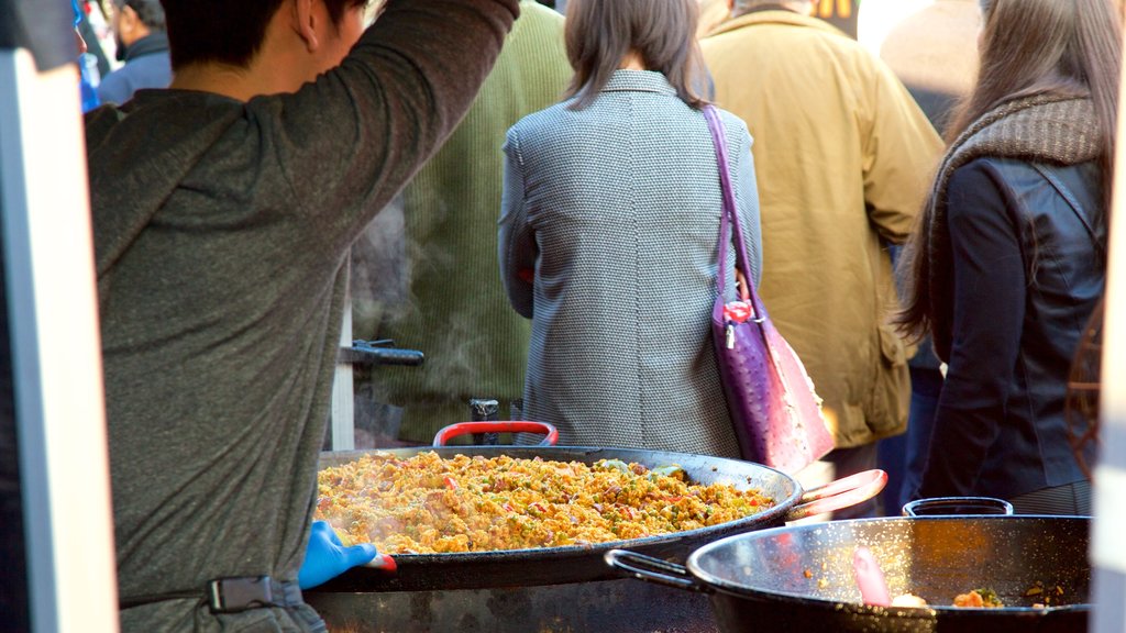 Londres ofreciendo comida y mercados