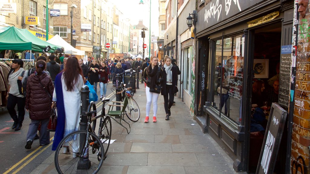 London showing street scenes, a city and markets